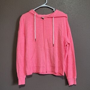 Maurice's Pink Zip-Up Hoodie Size Medium